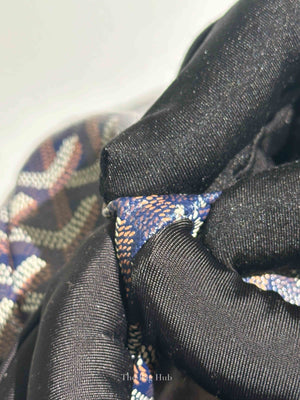 Goyard Bleu Marine Canvas St. Louis PM Bag