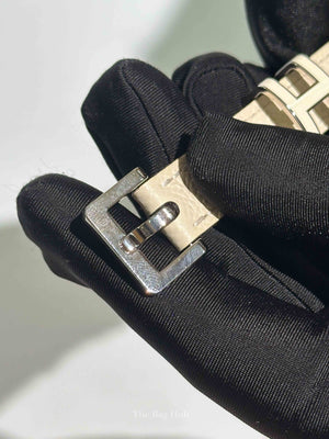 Hermes Craie Leather Pop H 15mm Belt 85/33.5