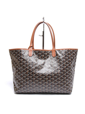 Goyard Black/Tan Canvas St. Louis PM Tote Bag