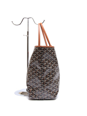 Goyard Black/Tan Canvas St. Louis PM Tote Bag