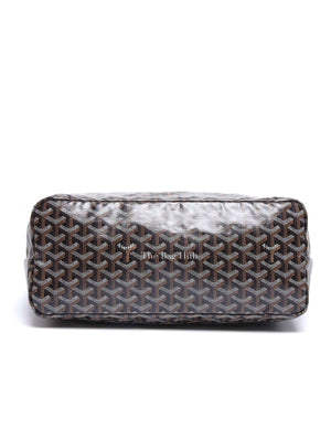 Goyard Black/Tan Canvas St. Louis PM Tote Bag