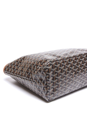 Goyard Black/Tan Canvas St. Louis PM Tote Bag