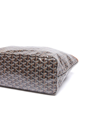 Goyard Black/Tan Canvas St. Louis PM Tote Bag