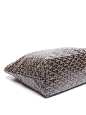 Goyard Black/Tan Canvas St. Louis PM Tote Bag