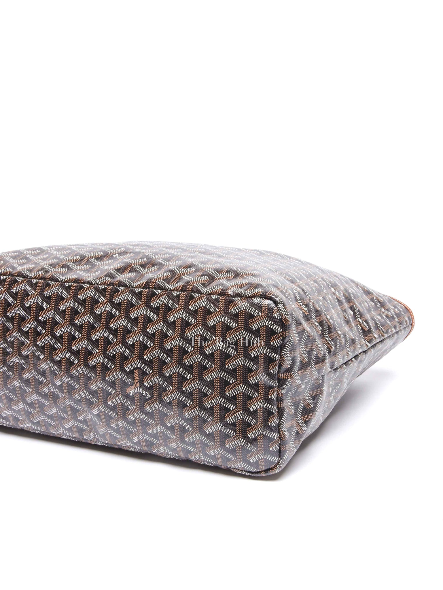 Goyard Black/Tan Canvas St. Louis PM Tote Bag