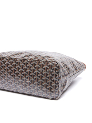 Goyard Black/Tan Canvas St. Louis PM Tote Bag