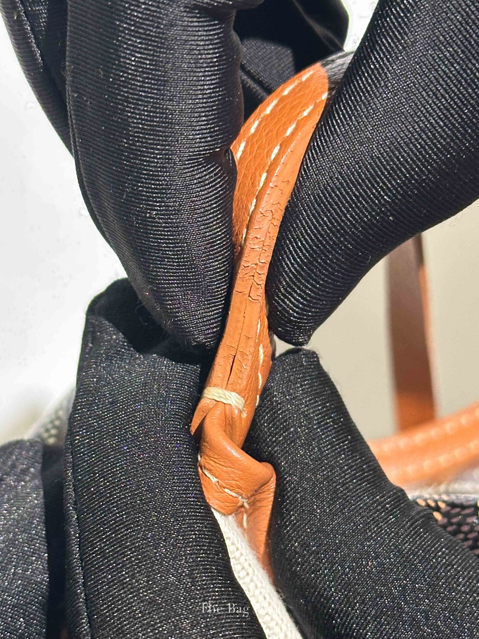 Goyard Black/Tan Canvas St. Louis PM Tote Bag