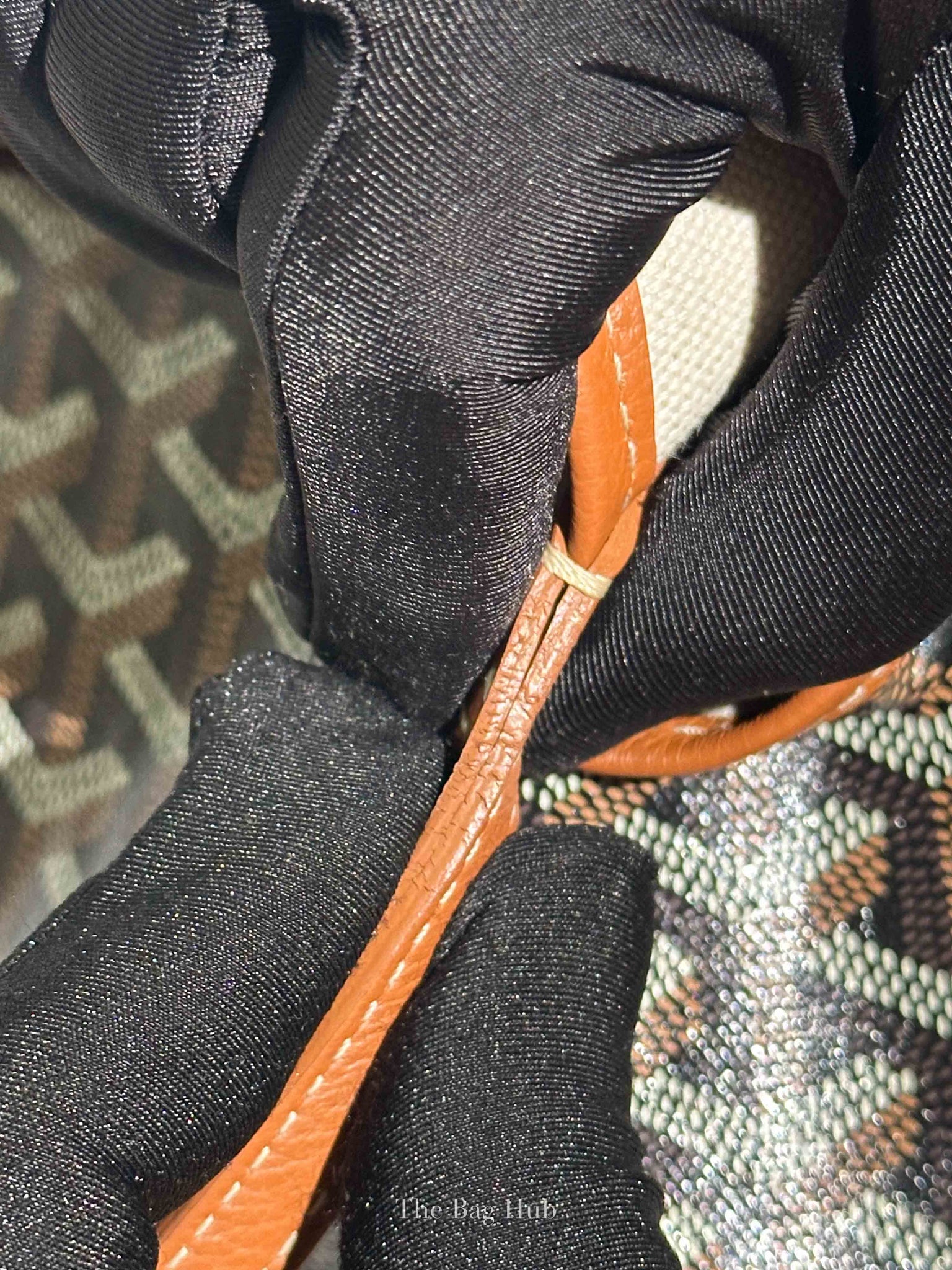Goyard Black/Tan Canvas St. Louis PM Tote Bag