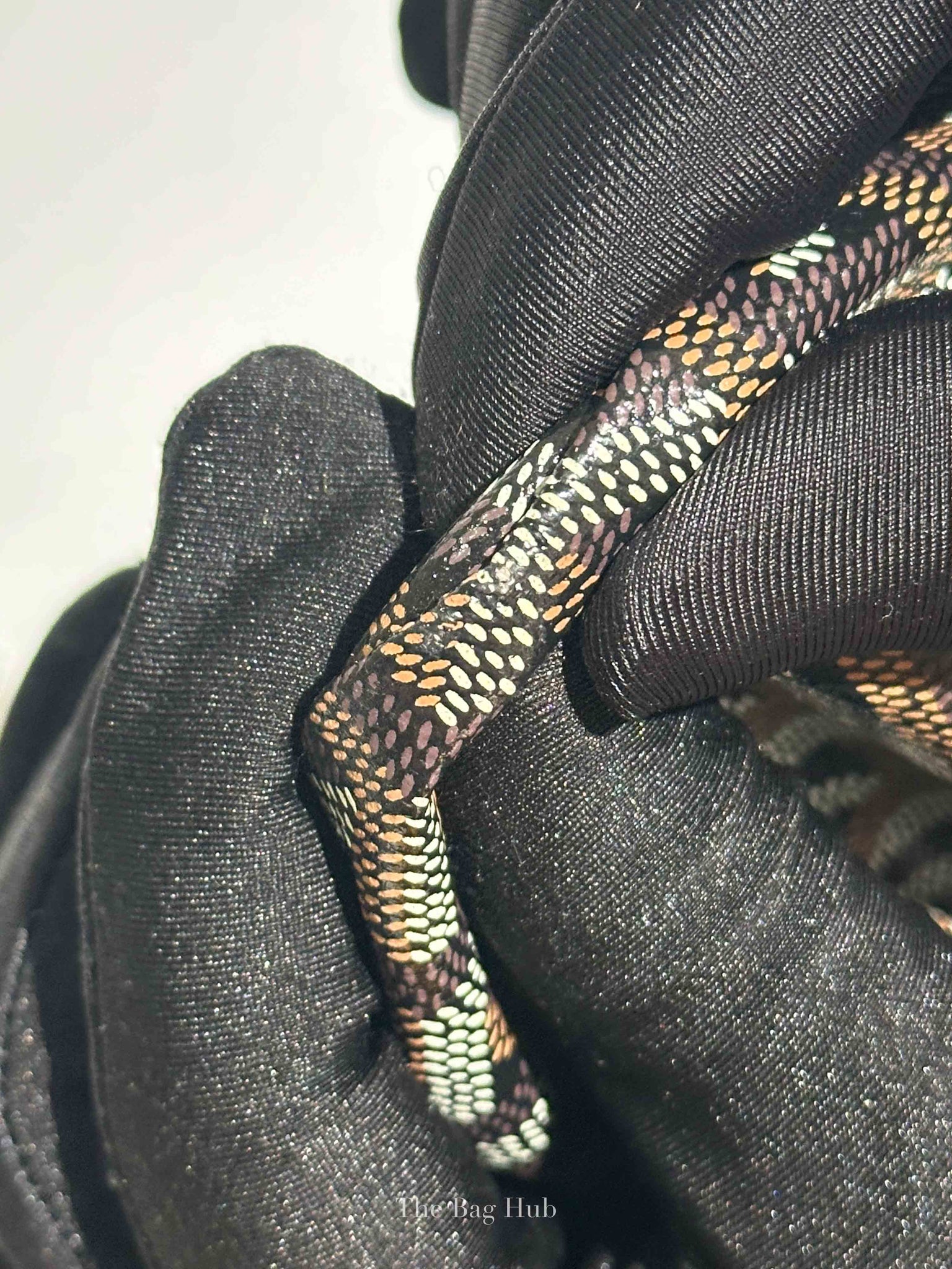 Fendi Brown Fabric Jacquard FF 1974 Medium Baguette Bag