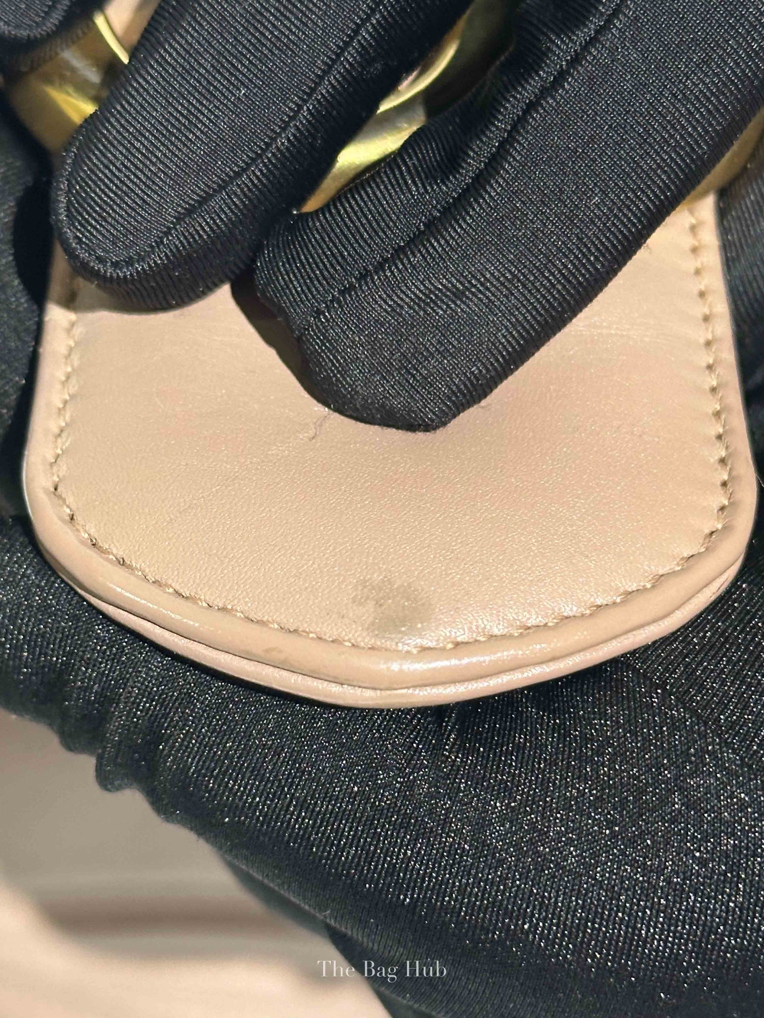 Gucci Taupe Leather GG Marmont Medium Shoulder Bag