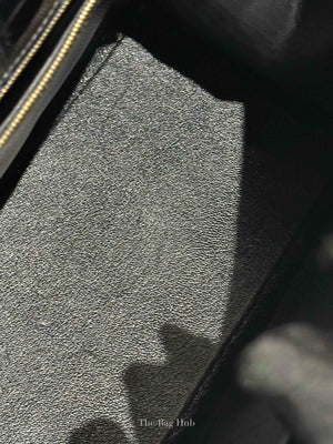 Hermes Black Shiny Alligator Kelly 35 Bag GHW