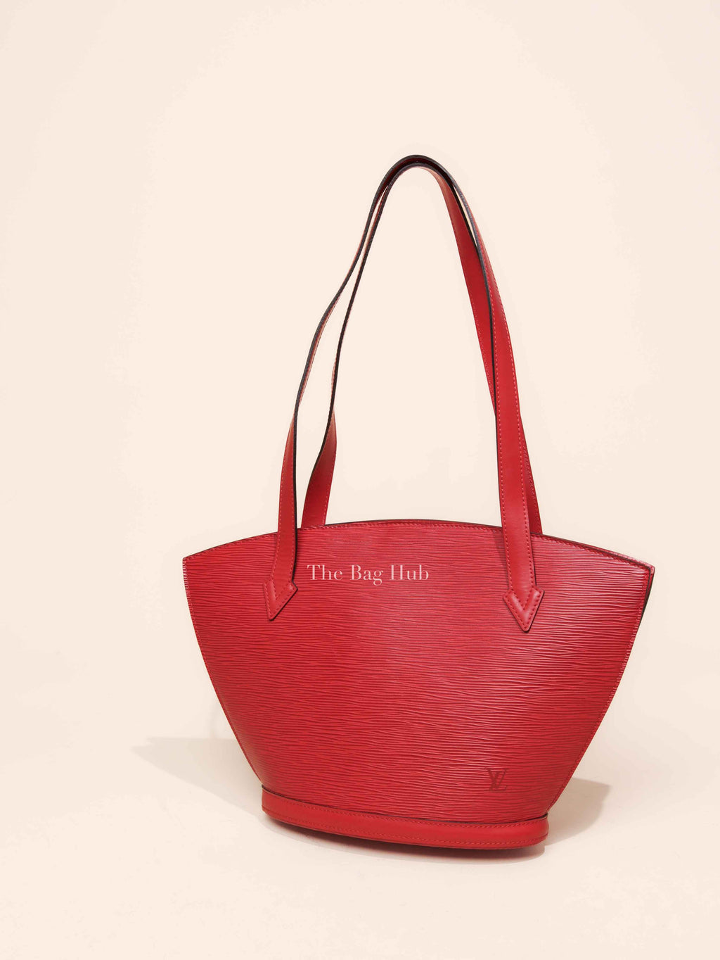 Louis Vuitton Red Epi Leather Saint Jacques PM Bag Long Straps