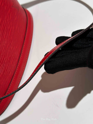 Louis Vuitton Red Epi Leather Saint Jacques PM Bag Long Straps