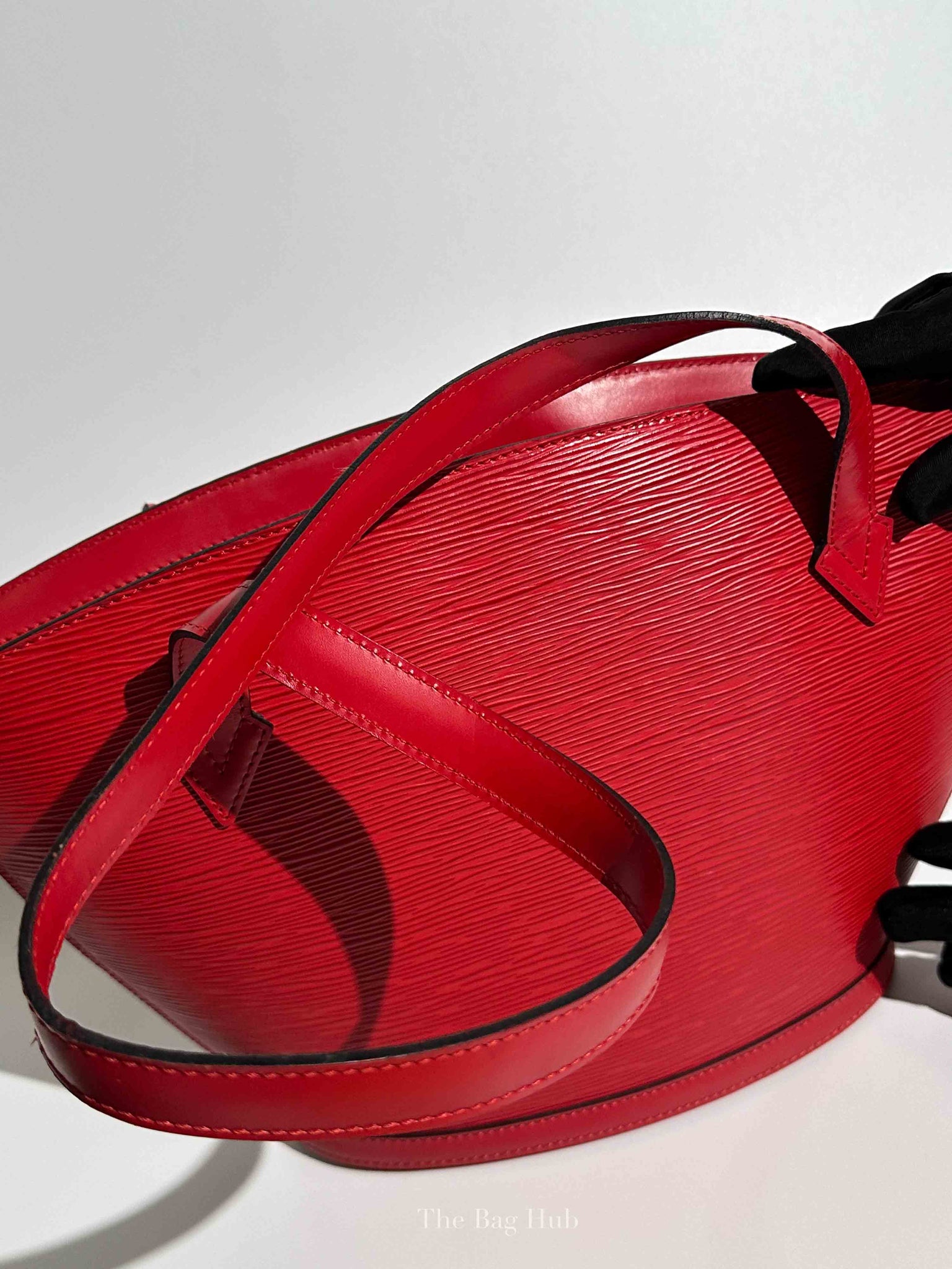 Louis Vuitton Red Epi Leather Saint Jacques PM Bag Long Straps