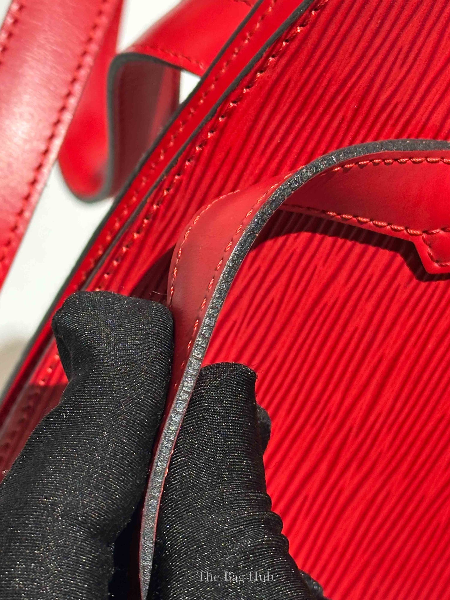 Louis Vuitton Red Epi Leather Saint Jacques PM Bag Long Straps