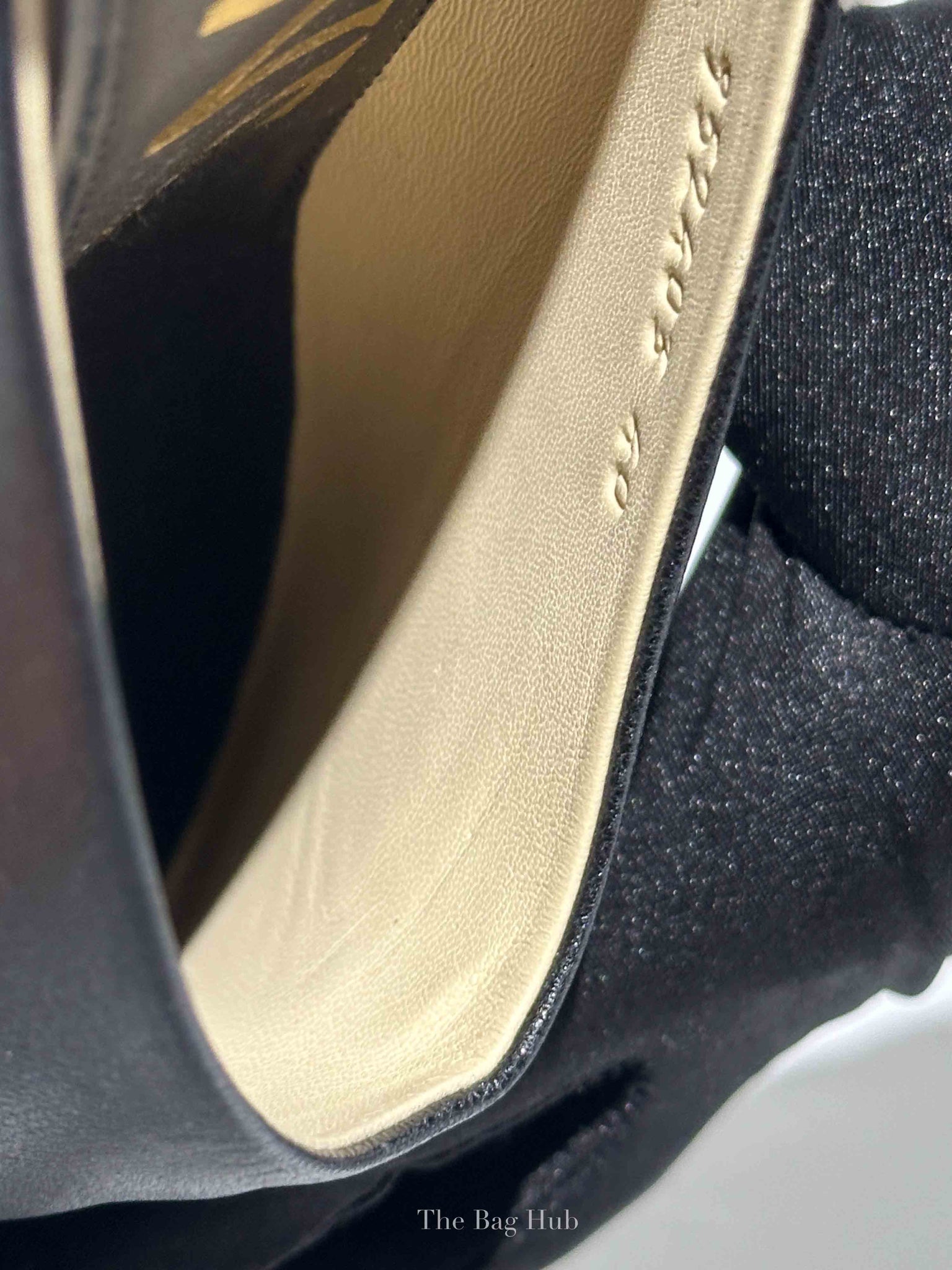 Loewe Black Goatskin Toy Mules Heels Size 40