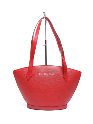 Louis Vuitton Red Epi Leather Saint Jacques PM Bag Long Straps