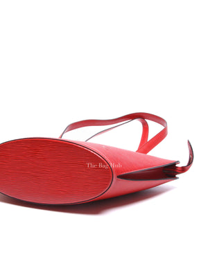 Louis Vuitton Red Epi Leather Saint Jacques PM Bag Long Straps
