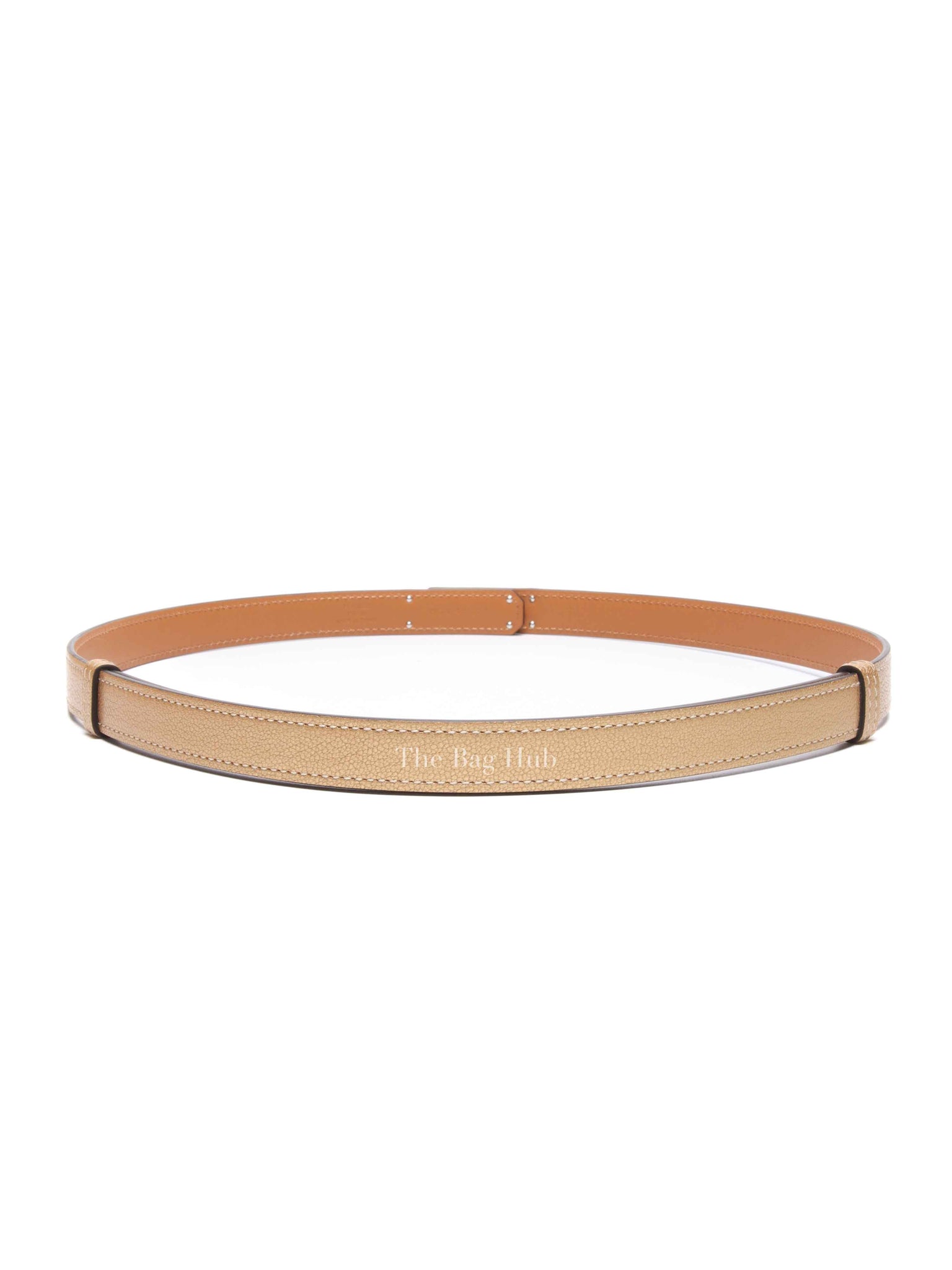 Hermes Dore Chamkilight Chevre Kelly Pocket 18 Belt PHW