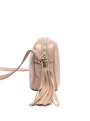 Gucci Beige Leather Soho Disco Small Crossbody Bag