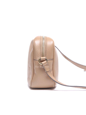 Gucci Beige Leather Soho Disco Small Crossbody Bag