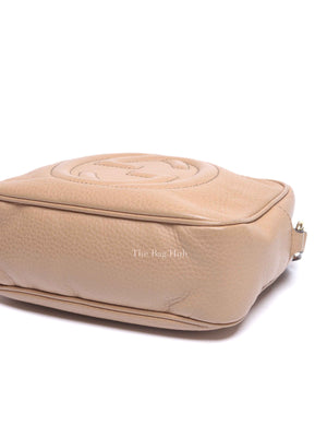 Gucci Beige Leather Soho Disco Small Crossbody Bag