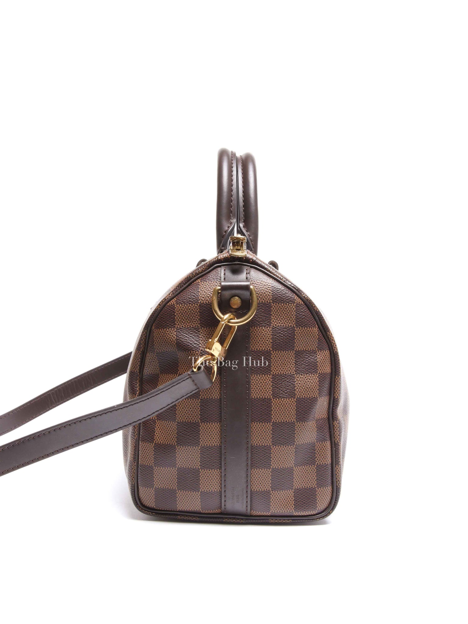 Louis Vuitton Damier Ebene Speedy Bandouliere 25 Bag