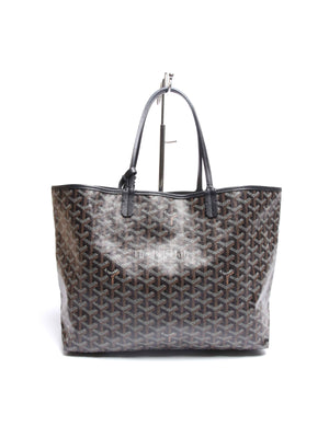 Goyard Black Canvas St. Louis PM Tote Bag
