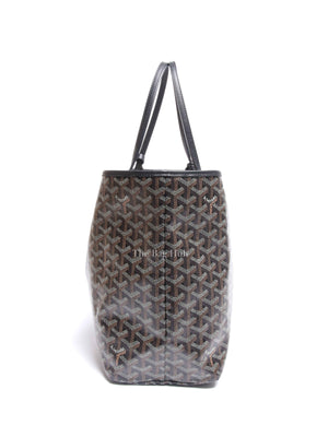 Goyard Black Canvas St. Louis PM Tote Bag