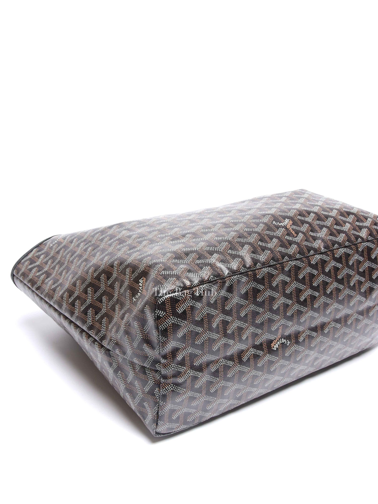 Goyard Black Canvas St. Louis PM Tote Bag
