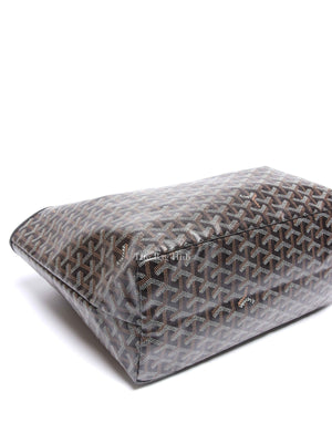 Goyard Black Canvas St. Louis PM Tote Bag