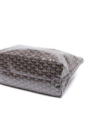 Goyard Black Canvas St. Louis PM Tote Bag