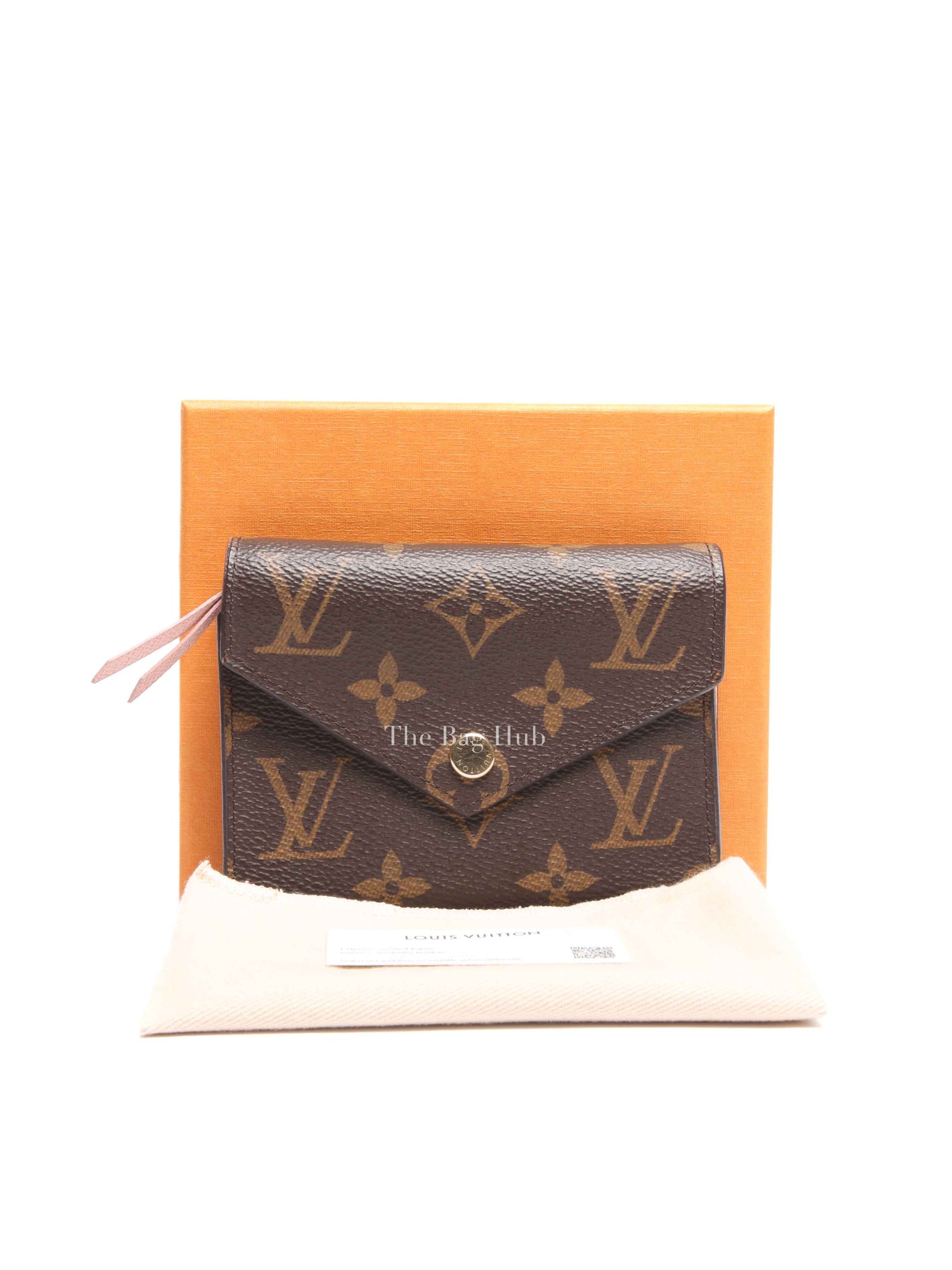 Louis Vuitton Rose Ballerine Monogram Canvas Victorine Wallet