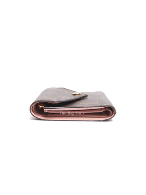 Louis Vuitton Rose Ballerine Monogram Canvas Victorine Wallet