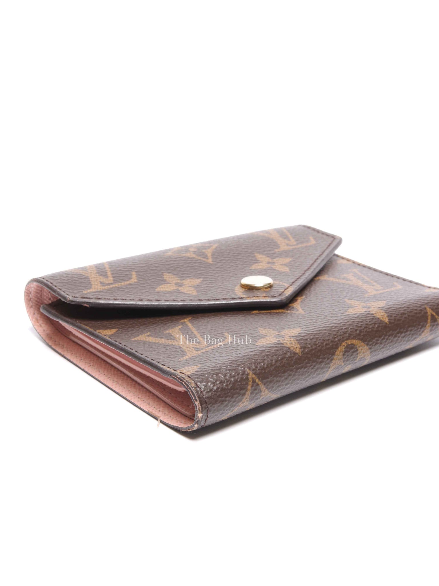 Louis Vuitton Rose Ballerine Monogram Canvas Victorine Wallet
