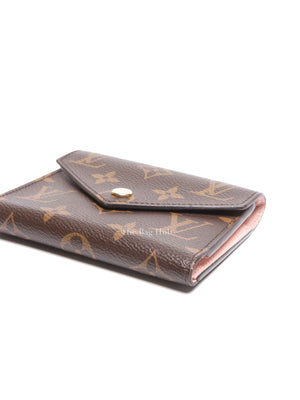 Louis Vuitton Rose Ballerine Monogram Canvas Victorine Wallet