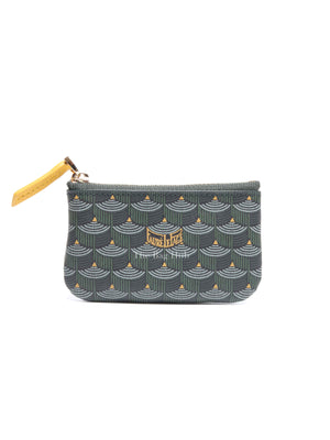 Faure Le Page Empire Green Canvas Key Pouch