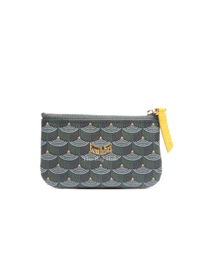 Faure Le Page Empire Green Canvas Key Pouch