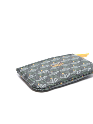 Faure Le Page Empire Green Canvas Key Pouch