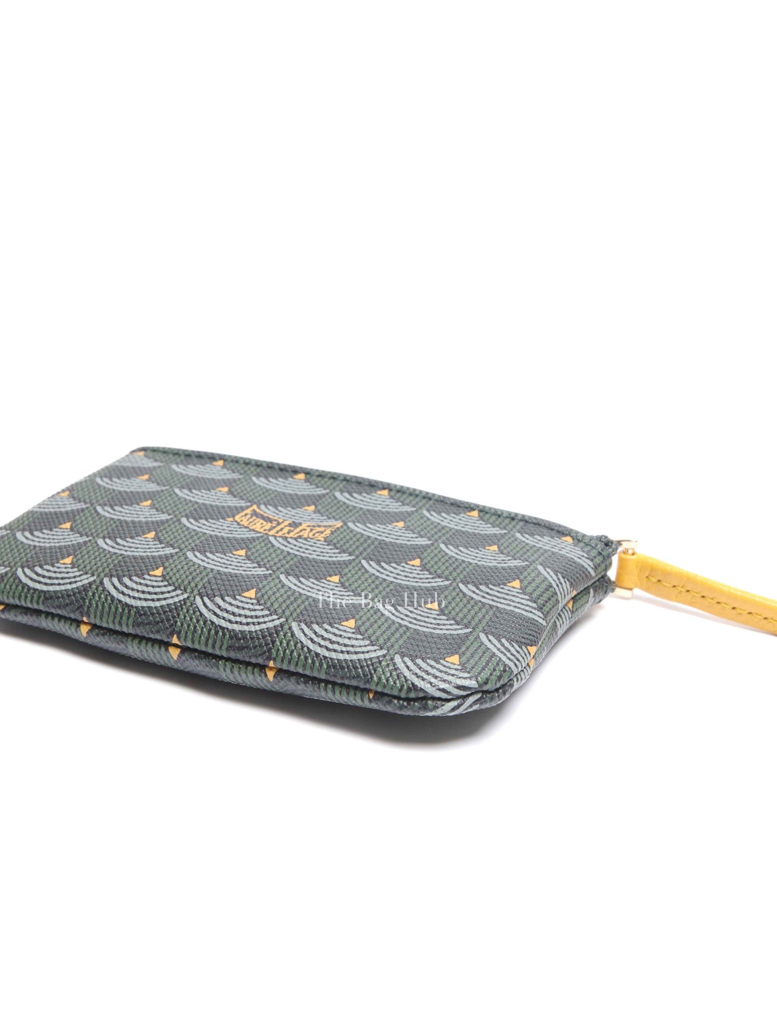 Faure Le Page Empire Green Canvas Key Pouch