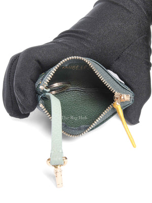 Faure Le Page Empire Green Canvas Key Pouch