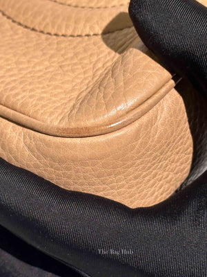 Gucci Beige Leather Soho Disco Small Crossbody Bag