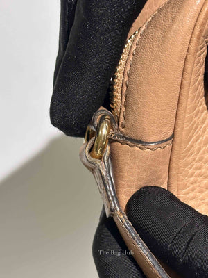 Gucci Beige Leather Soho Disco Small Crossbody Bag