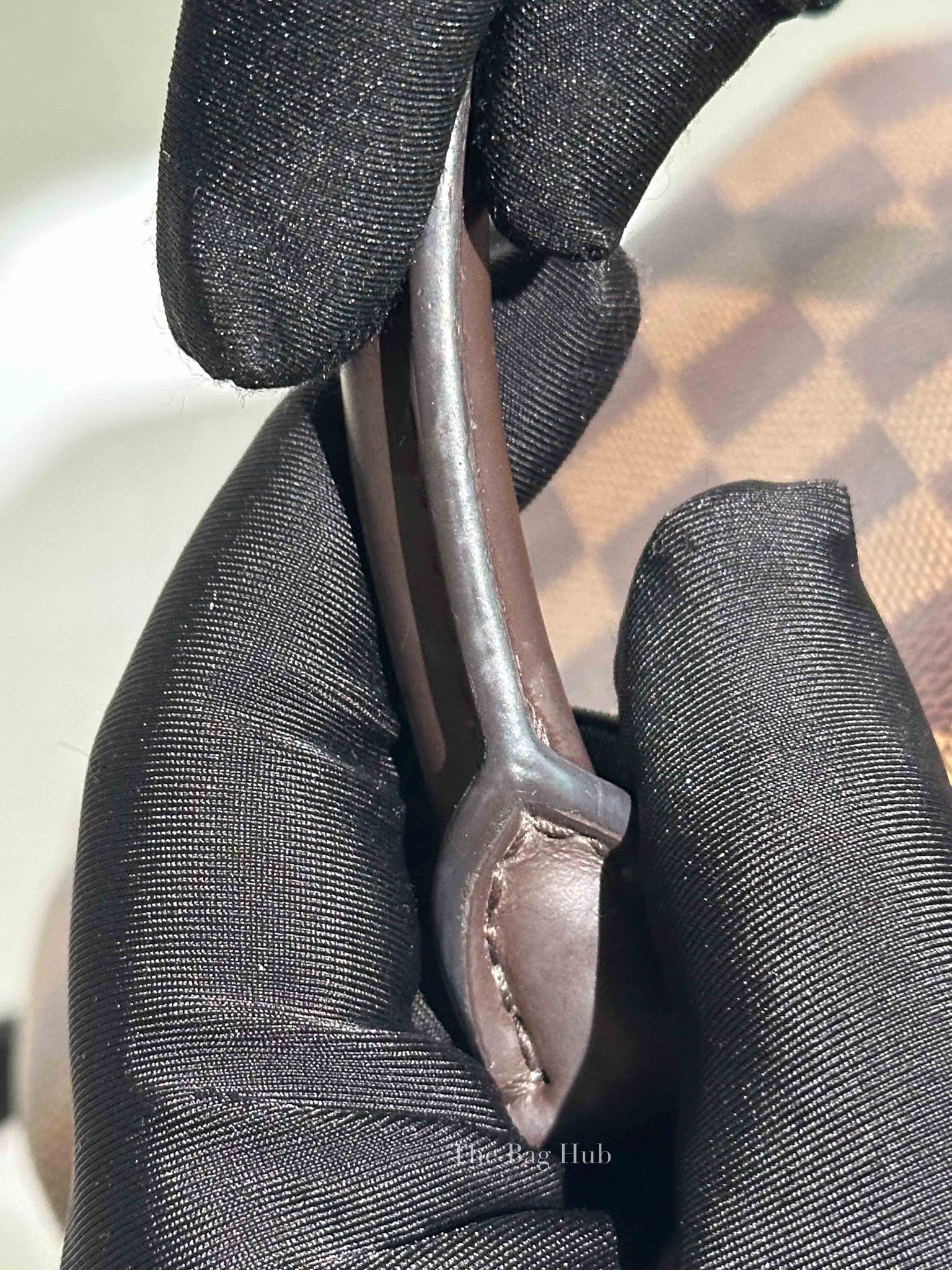 Louis Vuitton Damier Ebene Speedy Bandouliere 25 Bag