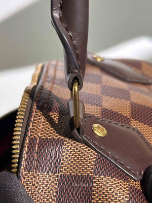 Louis Vuitton Damier Ebene Speedy Bandouliere 25 Bag