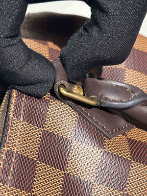 Louis Vuitton Damier Ebene Speedy Bandouliere 25 Bag