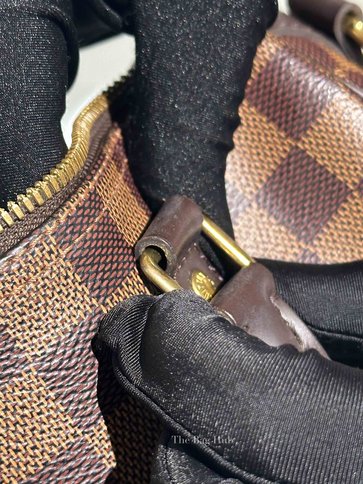 Louis Vuitton Damier Ebene Speedy Bandouliere 25 Bag