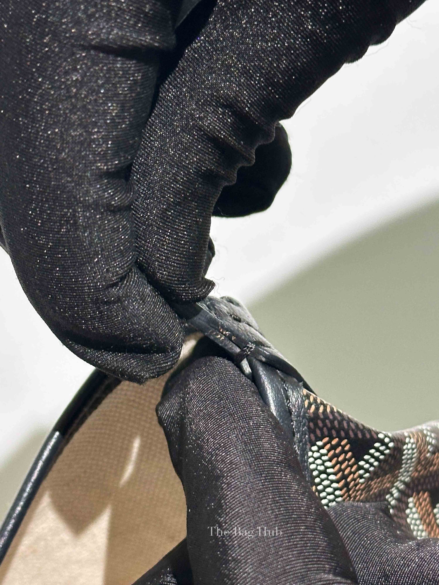 Goyard Black Canvas St. Louis PM Tote Bag