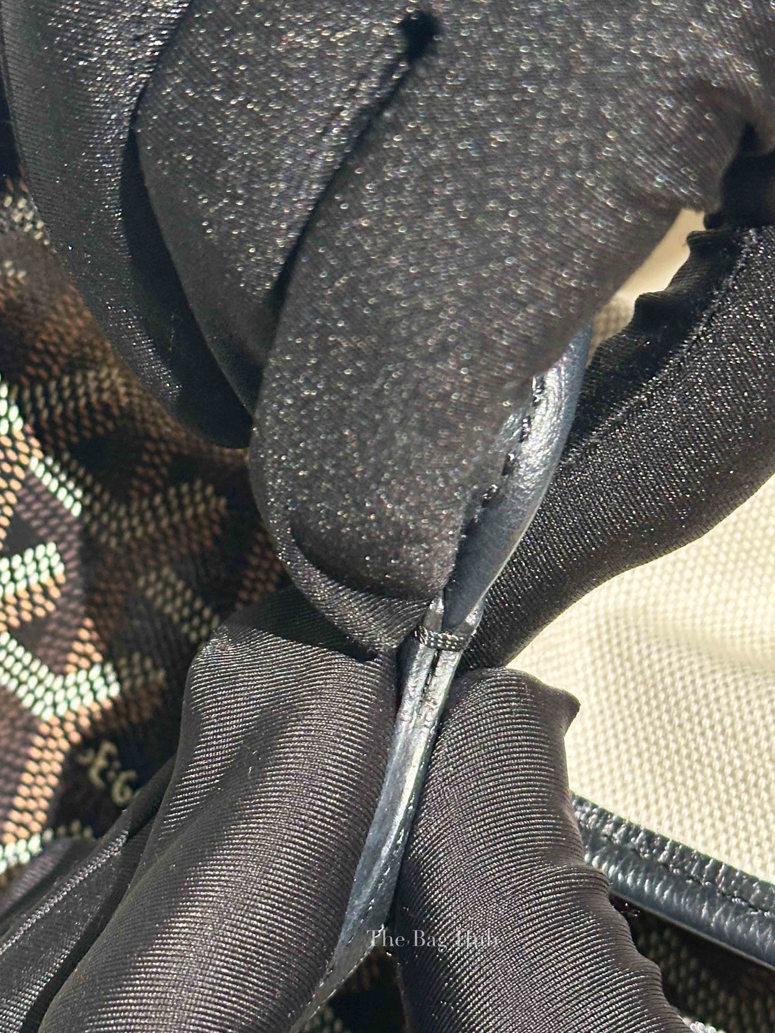 Goyard Black Canvas St. Louis PM Tote Bag