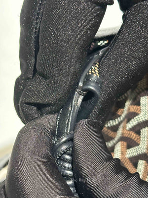 Goyard Black Canvas St. Louis PM Tote Bag
